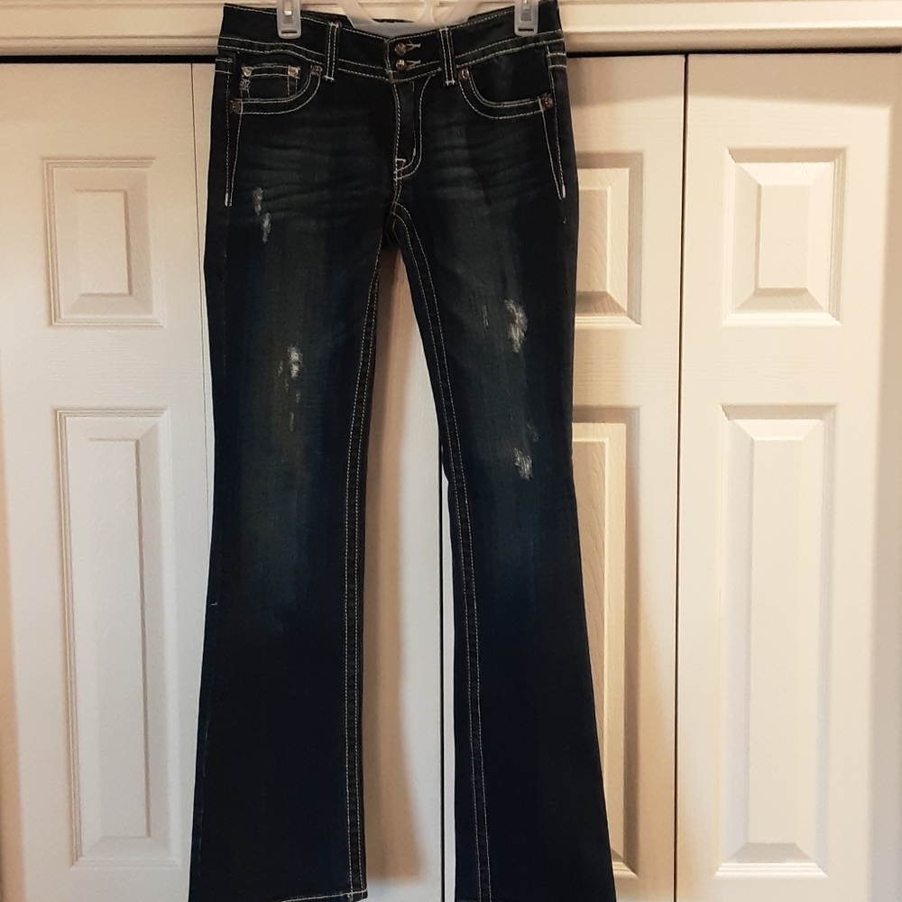 MISS ME JEANS LADIES BOOT CUT JEANS